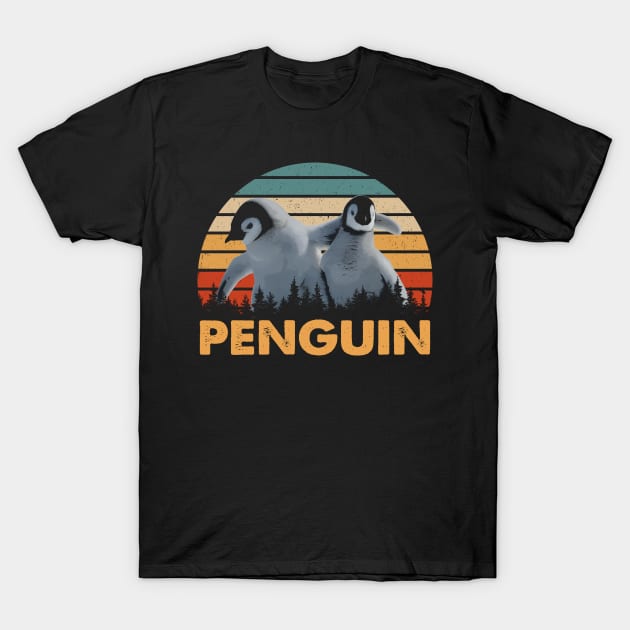 Iceberg Indulgence Penguin Dreams, Tee Triumph for Polar Admirers T-Shirt by Kleurplaten kind